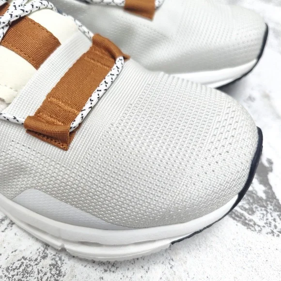 On Running White and Brown Sneakers - Picture 3 of 10